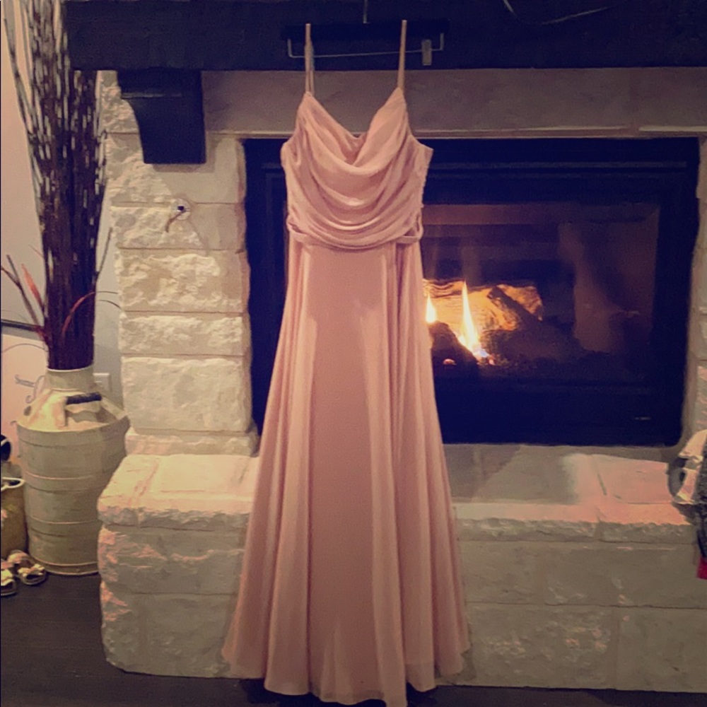 Blush bridesmaid/prom dress